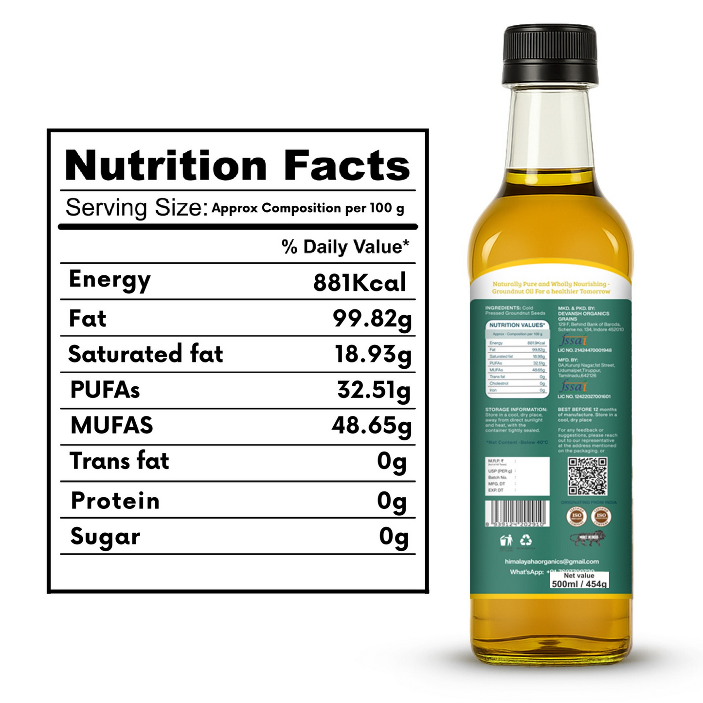 Groundnut Oil 500ml