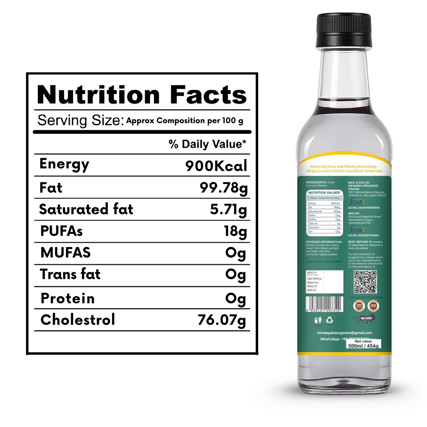Virgin Coconut Oil 500ml