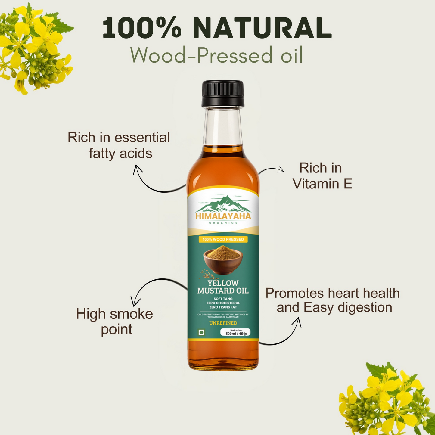 Yellow Mustard Oil 500ml