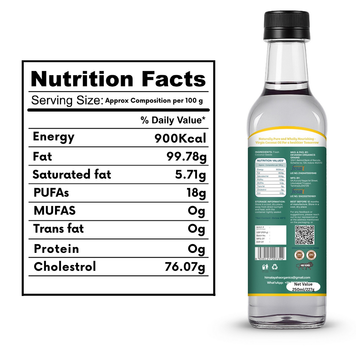 Virgin Coconut Oil 250