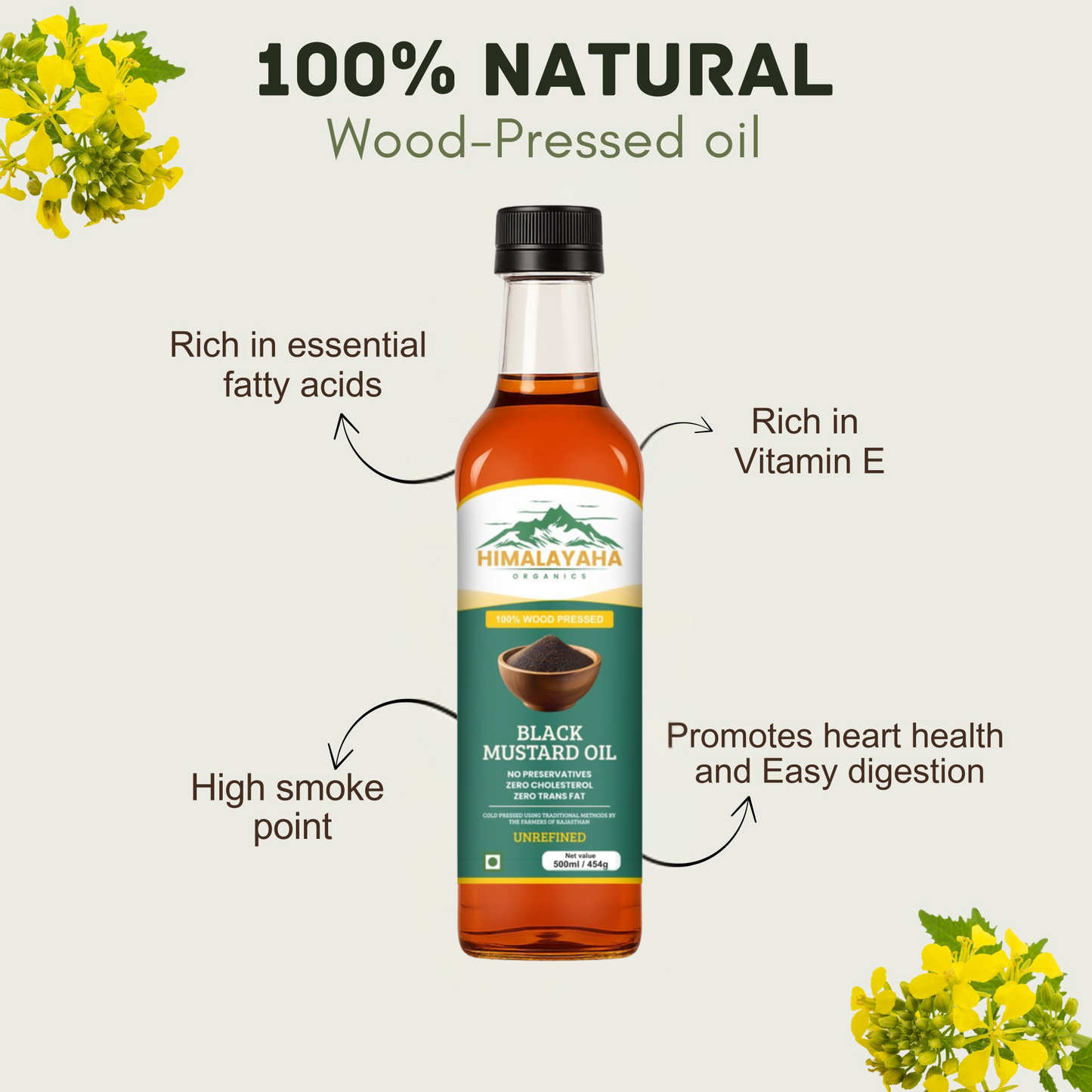 Black Mustard Oil 500ml