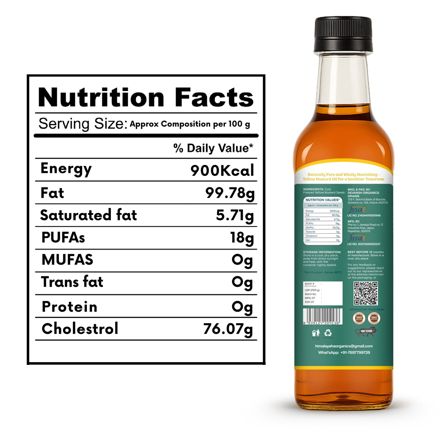 Yellow Mustard Oil 1L