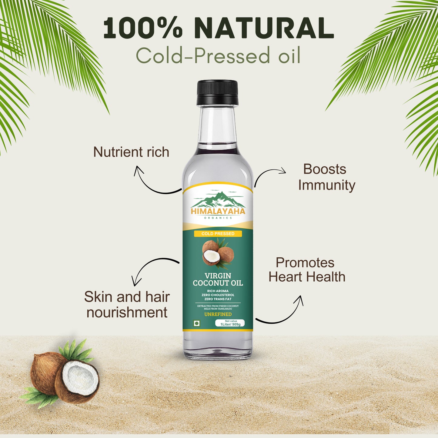 Virgin Coconut Oil 1L