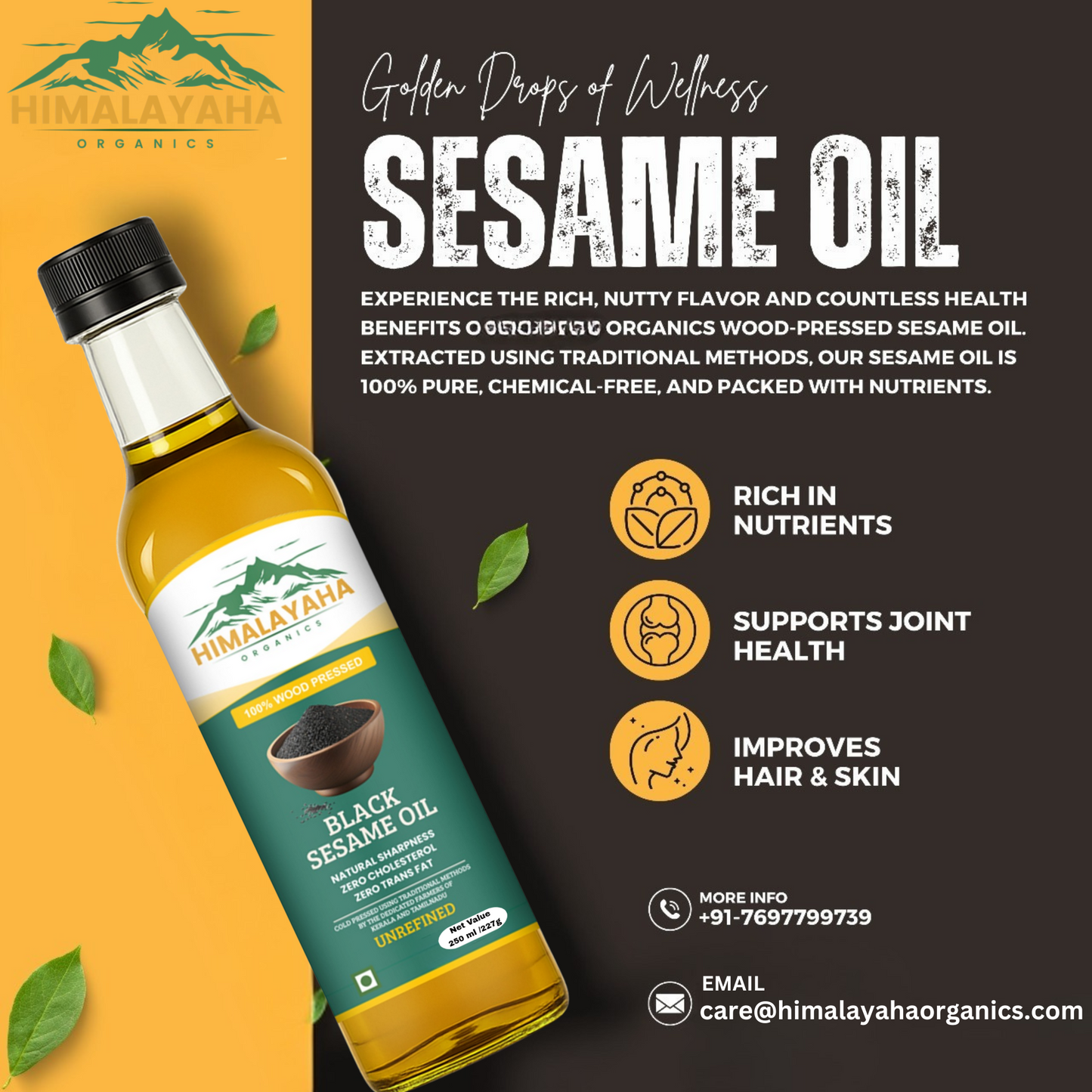 Black Sesame Oil 250ml